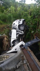 Triple choque en Maimón deja al menos un muerto y varios heridos

