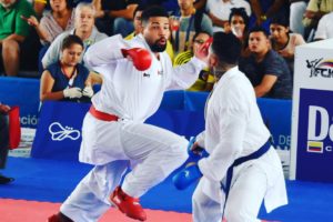 Dominicano Anel Castillo se lleva el oro en los 84 kg karate de Centroamericanos 2018