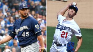 Duelo entre Jhoulys Chacín y Walker Buehler en Juego 3 de la SCLN