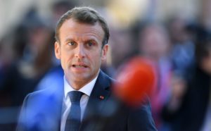 France's President Emmanuel Macron arrives at the Mozarteum University to attend a plenary session part of the EU Informal Summit of Heads of State or Government in Salzburg, Austria, on September 20, 2018. (Photo by Christof STACHE / AFP)        (Photo credit should read CHRISTOF STACHE/AFP/Getty Images)