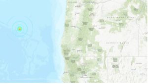 Cuatro sismos  seguidos  sacuden la costa de Oregón; no se ha declarado alerta de tsunami