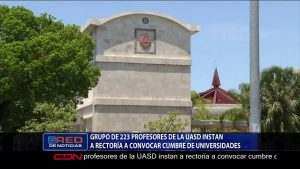 Profesores UASD instan a rectoría a convocar cumbre de universidades