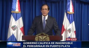 Gobierno califica de inadmisible el peregrinaje en Puerto Plata 