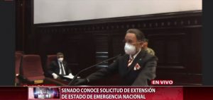 EN VIVO: Senado conoce solicitud de extensión de estado de emergencia