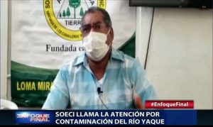 SOECI llama la atención por contaminación del río Yaque del Norte