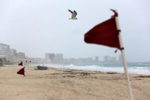 Zeta es la vigésimo octava tormenta de este año en el Atlántico y, de convertirse en huracán, sería el undécimo de esta activa temporada. EFE/Alonso Cupul/Archivo