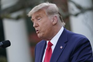 En la imagen el presidente saliente de Estados Unidos, Donald Trump. EFE/Chris Kleponis /Archivo