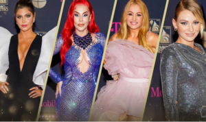 Vestidos largos y elegancia informal dominan la alfombra de Premio Lo Nuestro
