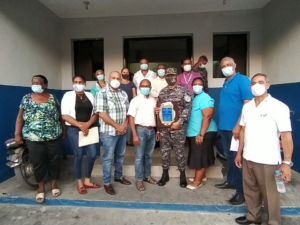 Juntas de vecinos reconocen labor del coronel Félix Reynaldo en Sánchez, Samaná 