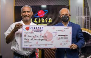 Aparece el ganador de los 7 millones de pesos no reclamados de LEIDSA 