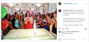 Margarita Cedeño está de cumpleaños