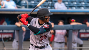 El quinto mejor prospecto de Grandes Ligas, según MLB Pipeline, detonó un grand slam en su segundo turno al bate del juego del miércoles