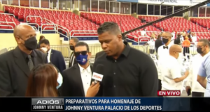 Jandy Ventura, hijo del fenecido merenguero Johnny Ventura, agradeció a todas esas personas que se han solidarizado y han manifestado su pesar