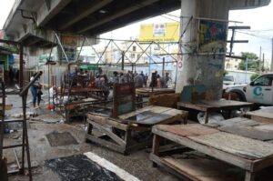 Inician trabajos en la Duarte con París. Fotos: J Rotestán