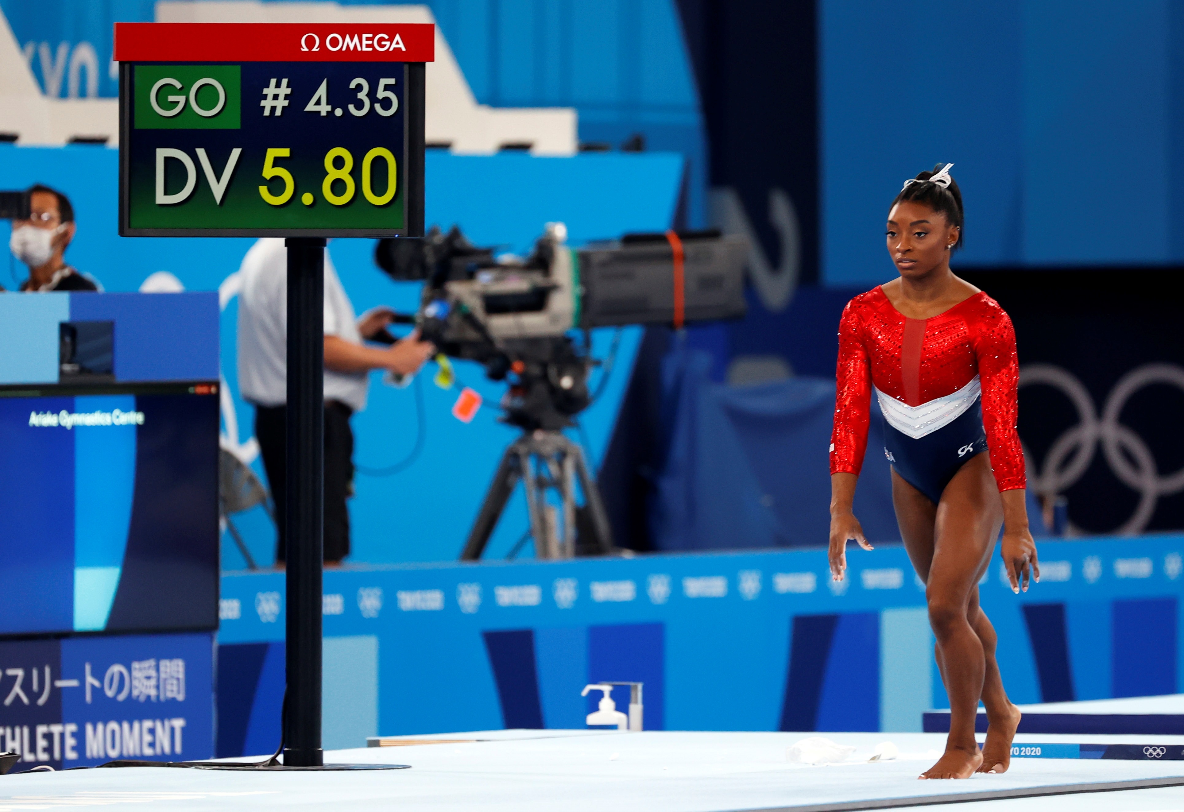 Gimnasta Simone Biles, fuera de la final por equipos