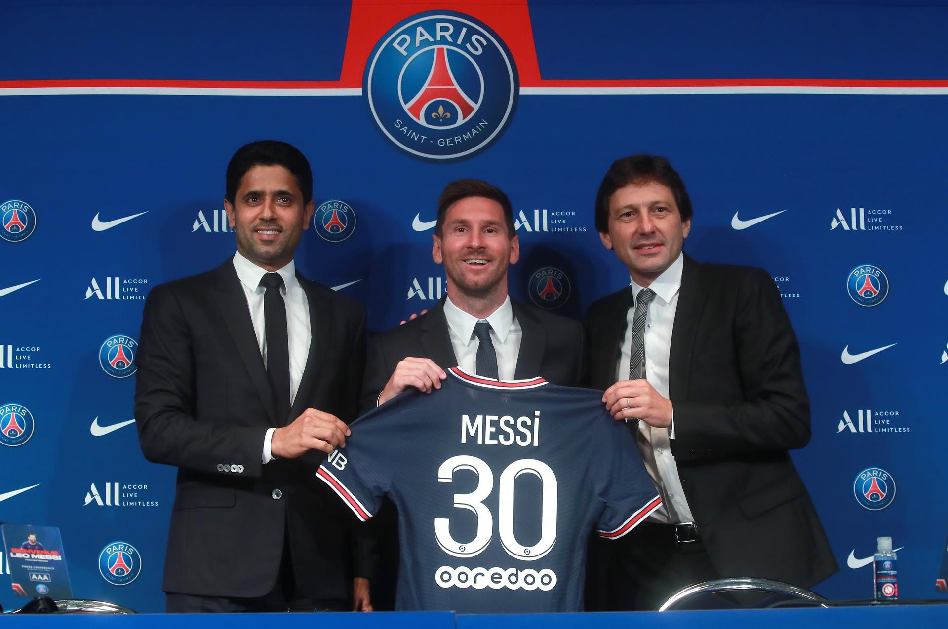 Messi: "Nada más llegar la felicidad de estar acá es enorme"