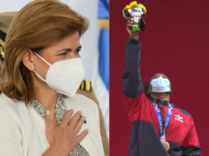 Vicepresidenta felicita a Crismery Santana tras ganar medalla de bronce