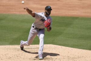Sandy Alcantará se llevó la victoria frente a los Padres de San Diego en el partido de este miércoles 11 de agosto por la tarde.