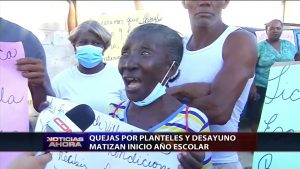 Quejas por planteles y desayuno matizan inicio año escolar