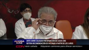 CMD reitera propuesta de vacunar a niños de cinco años contra la COVID