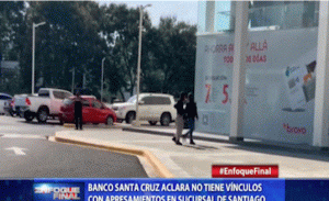 PGR aclara Banco Santa Cruz no tiene que ver con actuación agentes DNCD