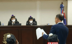 Jean Alain Rodríguez ejerce su derecho a presentar defensa material