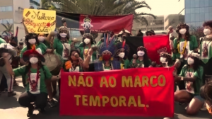 Miles de mujeres indígenas marcharon en Brasil y alzaron la voz contra los 