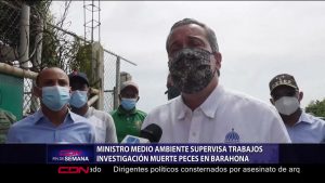 Medio Ambiente supervisa investigación muerte de peces en Barahona