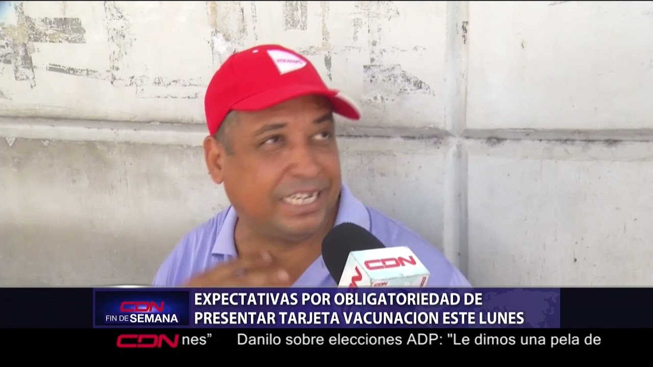 Expectativas por obligatoriedad de presentar tarjeta vacunación