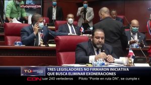 Senadores no firmaron iniciativa busca eliminar exoneraciones