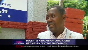 Docentes se quejan por malas condiciones de planteles escolares