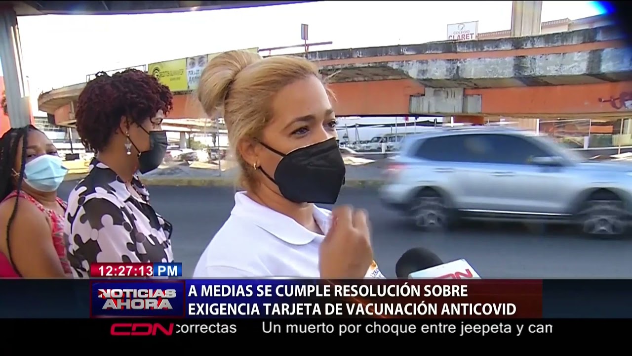 A medias se cumple resolución sobre exigencia tarjeta de vacunación