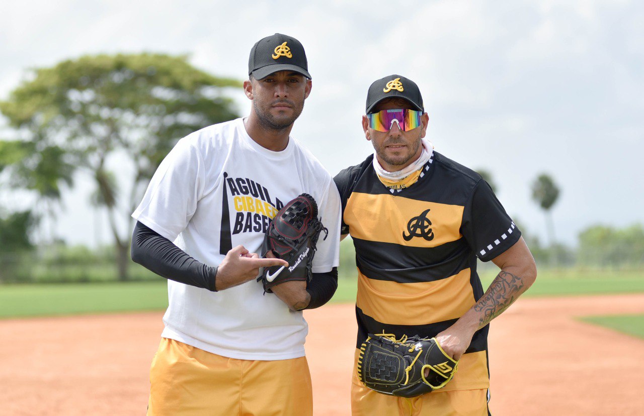 Randall Delgado y Yunesky Maya