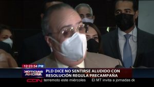 PLD dice no sentirse aludido con resolución regula precampaña