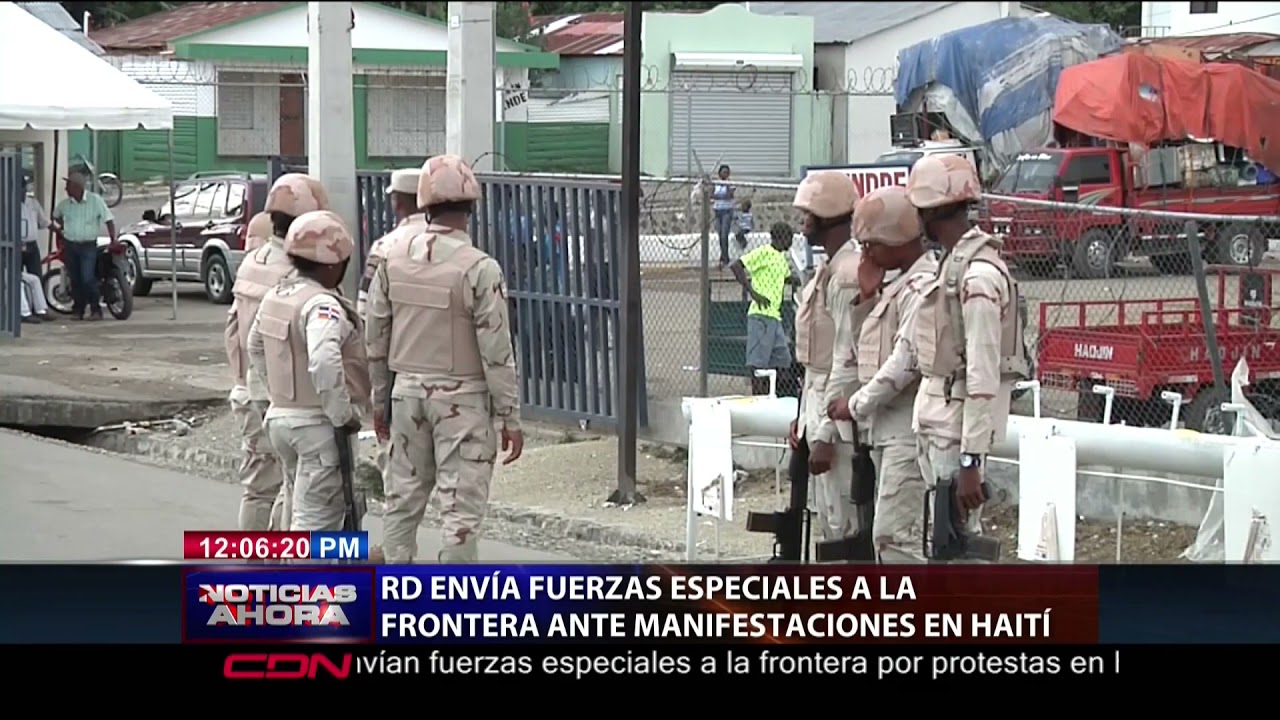 Vídeo: Envían fuerzas especiales a la frontera por protestas en Haití