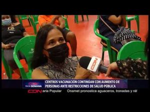 Centros de vacunación continúan llenos ante restricciones de Salud