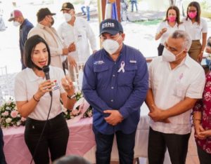 Raquel Arbaje, el SNS y el Senasa informaron que han sido atendidas 1,300 pacientes en jornadas para detectar el cáncer de mama