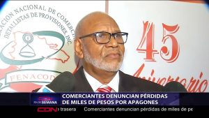 Comerciantes denuncian pérdidas de miles de pesos por apagones