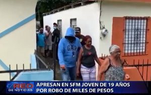 Apresan en SFM joven de 19 años por robo de miles de miles de pesos