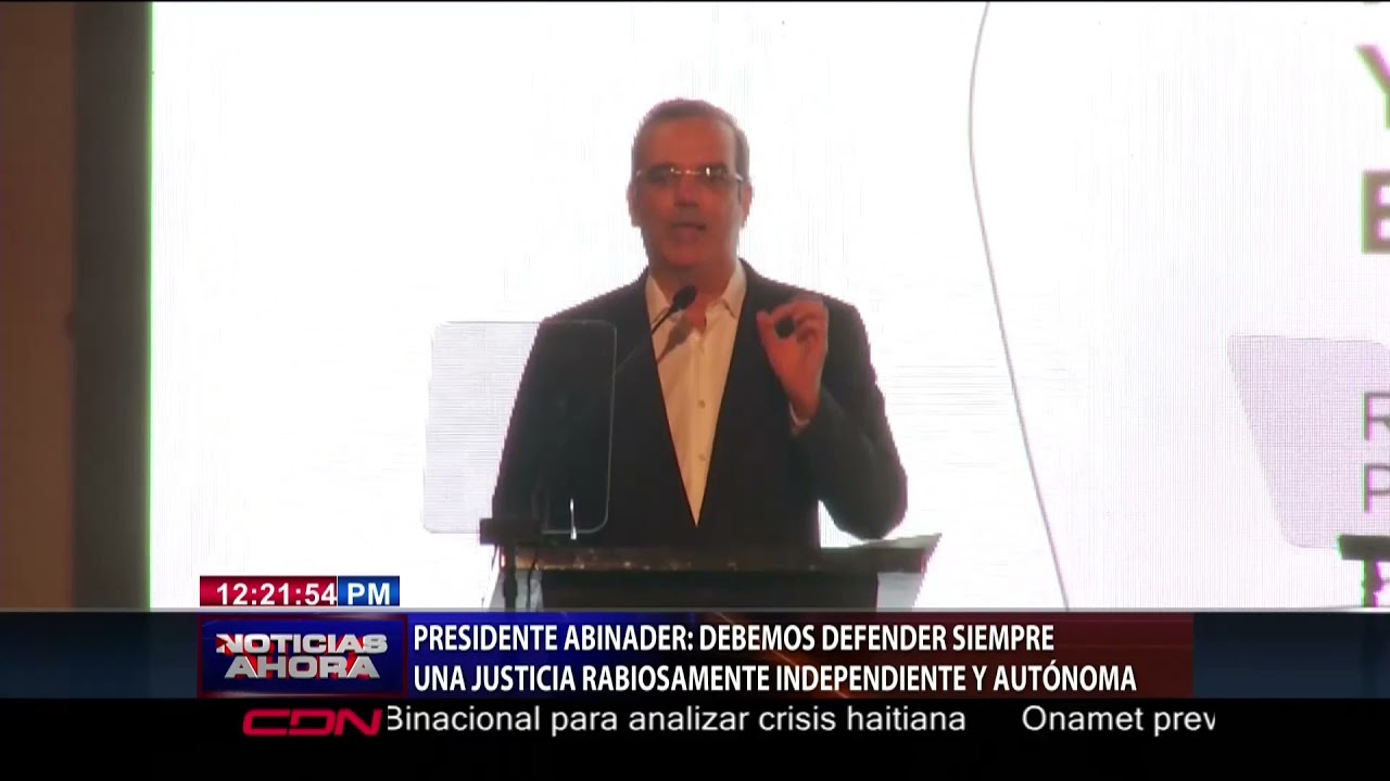 Luis Abinader dice no hay acción transformadora sin principios éticos