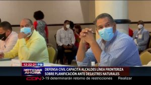 Capacitan alcaldes de línea fronteriza ante desastres naturales