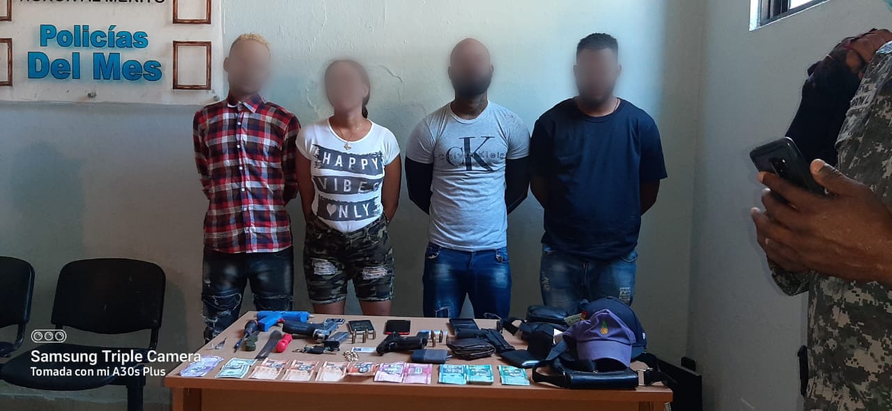 Apresan personas con armas de fuego y herramientas de abrir cerraduras