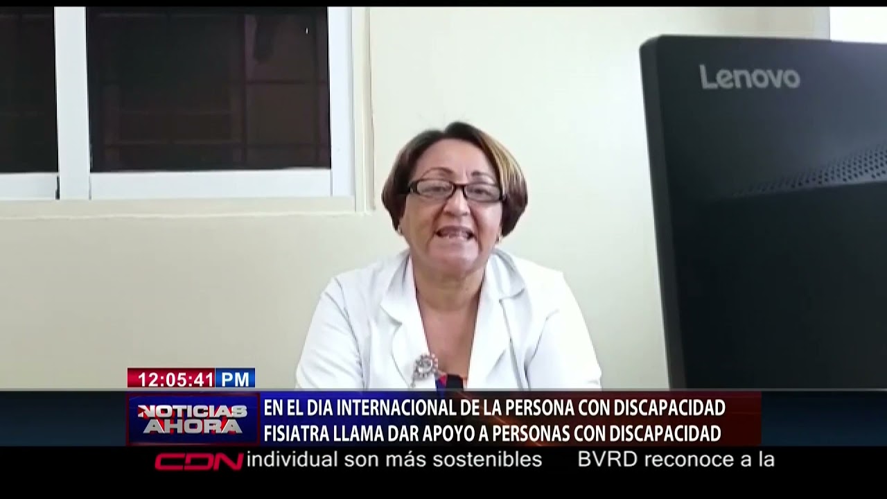 Fisiatra de Moscoso Puello llama dar apoyo a personas con discapacidad