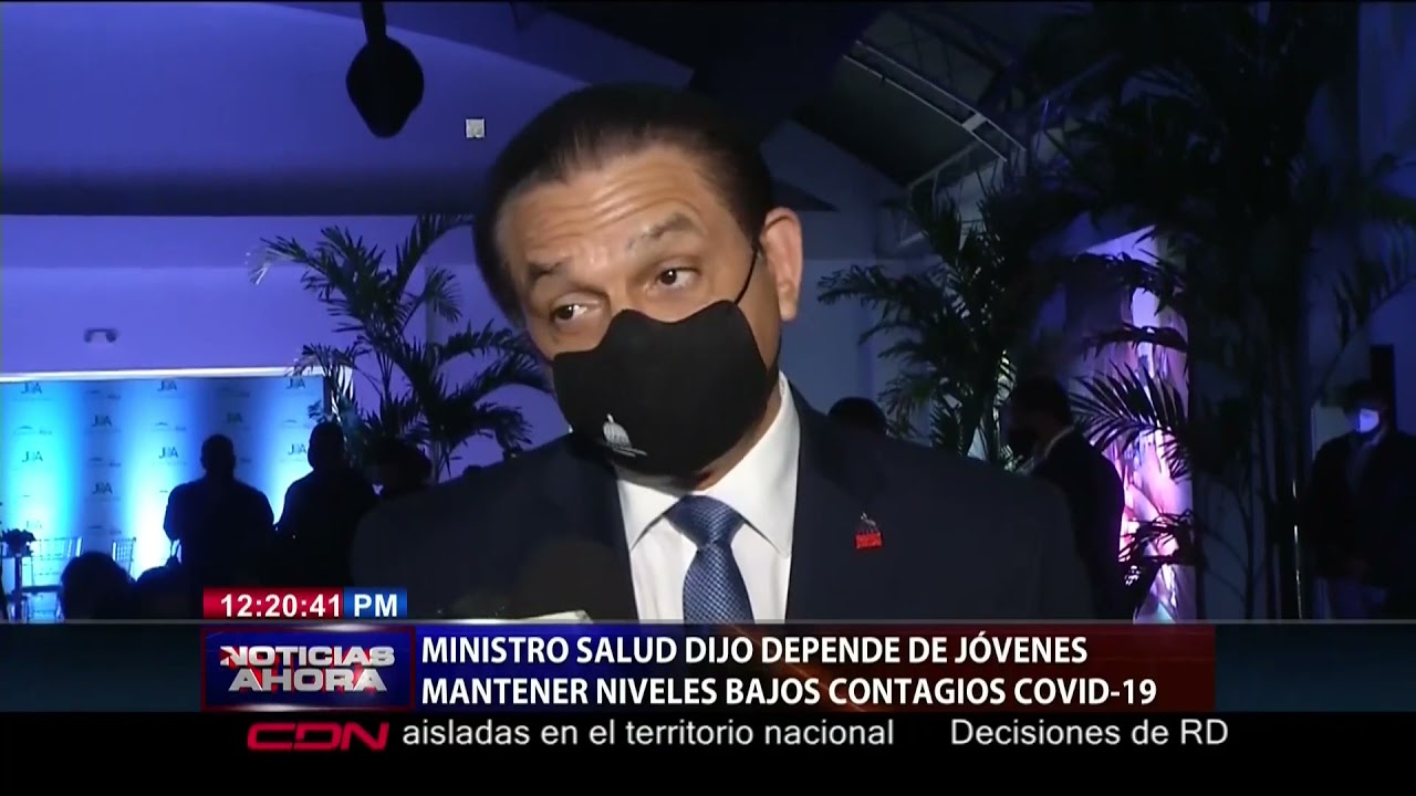 Daniel Rivera: Depende de jóvenes mantener niveles bajos de contagios