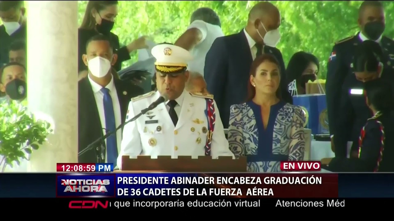 Presidente Abinader encabeza graduación de 36 cadetes de la FARD