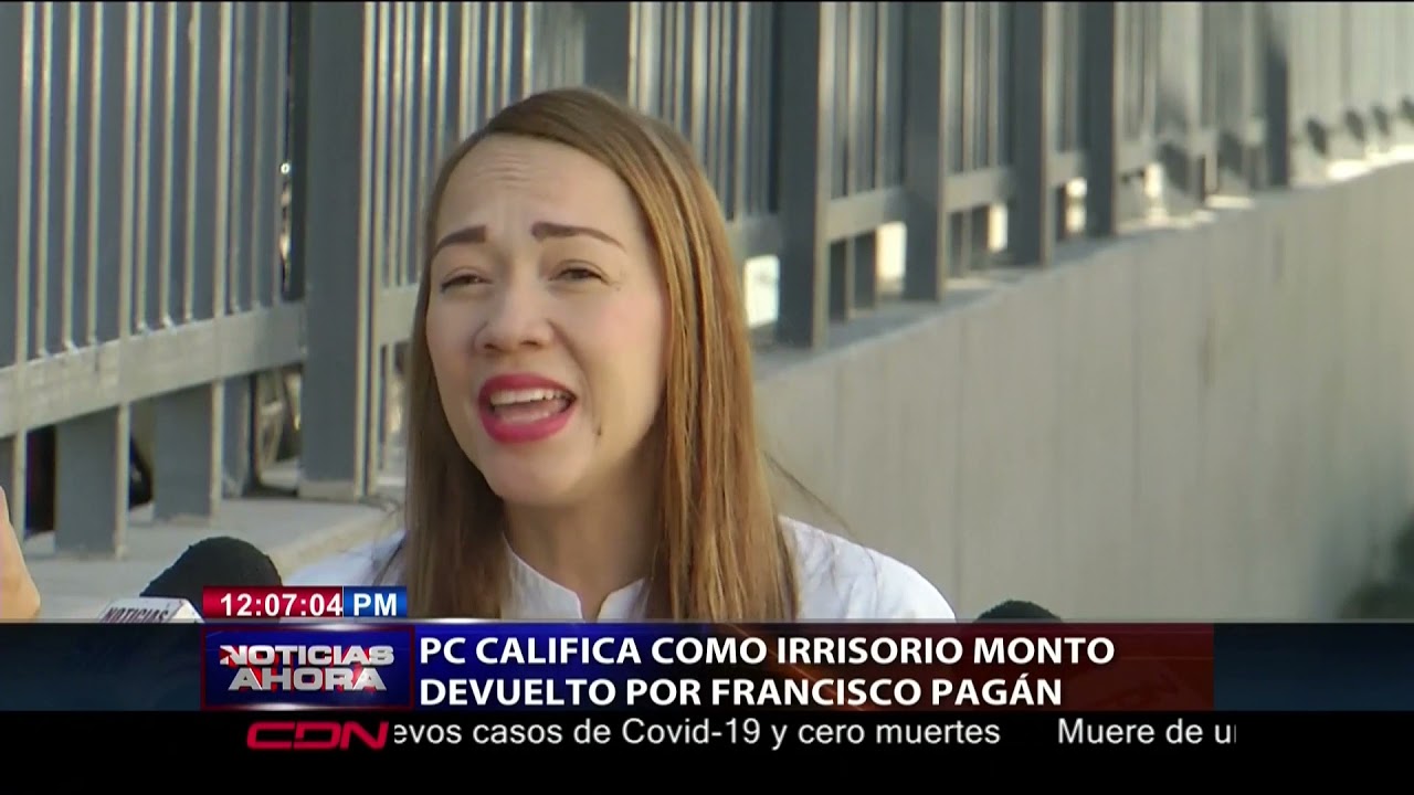 PC califica como “irrisorio” monto devuelto por Pagán al Estado