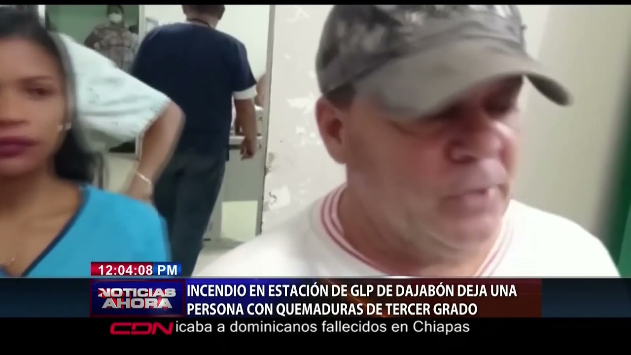 Incendio en estación de GLP de Dajabón deja un herido con quemaduras