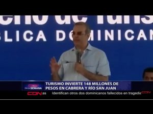 Con una inversión de 148 millones de pesos, dejaron iniciados los trabajos de mejoramiento del malecón de Cabrera y la Laguna Grí Grí, en Río San Juan