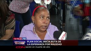 Plan Social inicia Ruta de la Esperanza por Navidad