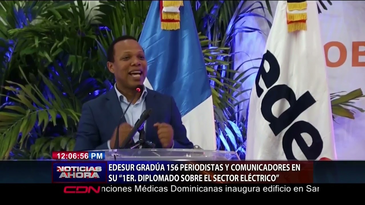 Edesur gradúa 156 periodistas en diplomado sobre el sector eléctrico